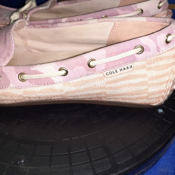 Cole Haan Grand O.S. Womens Pink Fabric Loaver Shoe's Sz. 10B-US - Picture 4 of 9